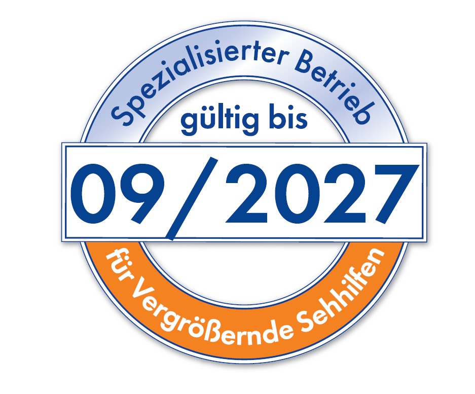 ZVA-Spezialisierung: Vergrößernde Sehhilfen